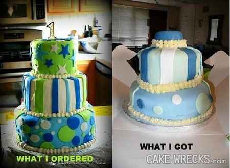 Another post about wedding cake fails.