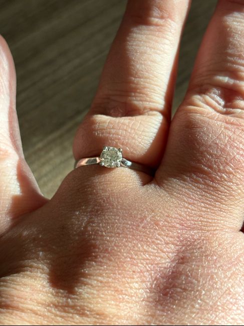 Show me your engagement rings, under 1ct. 2