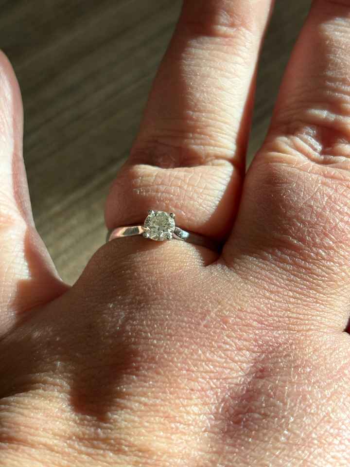 Show me your engagement rings, under 1ct. - 1