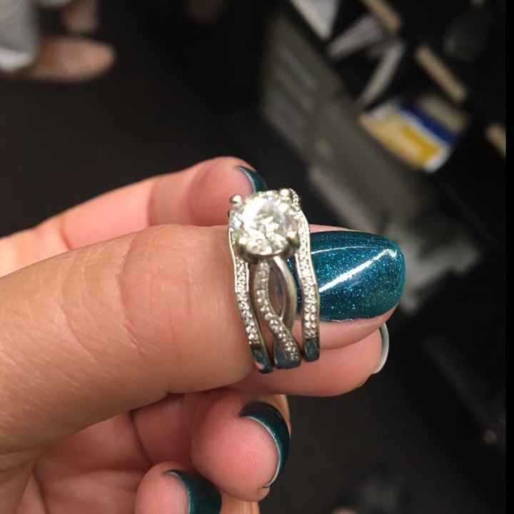 I love my rings!  Can't wait to wear them both. Share your pictures!