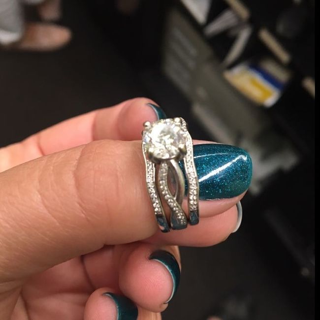I love my rings!  Can't wait to wear them both. Share your pictures!