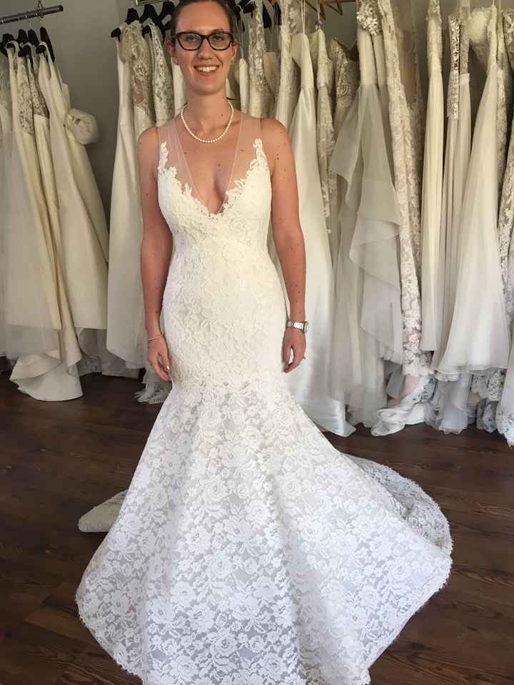 Picked up my dress.