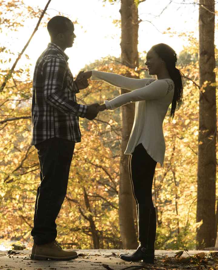 A Love for all Seasons Theme Engagement shoot