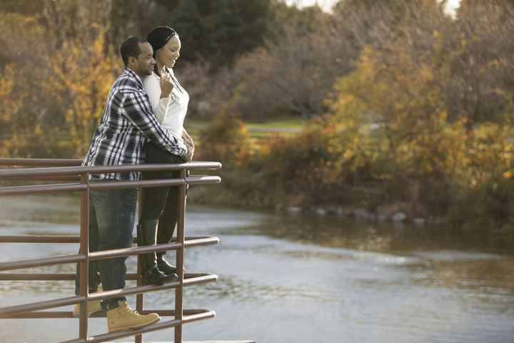 A Love for all Seasons Theme Engagement shoot