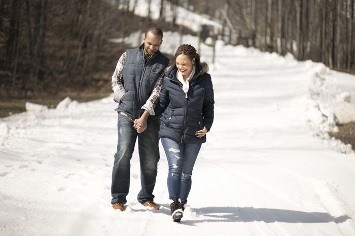 A Love for all Seasons Theme Engagement shoot
