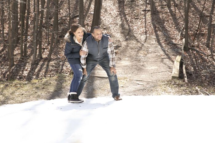 A Love for all Seasons Theme Engagement shoot