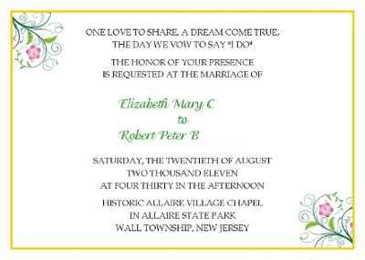 DIY invitation (pic)