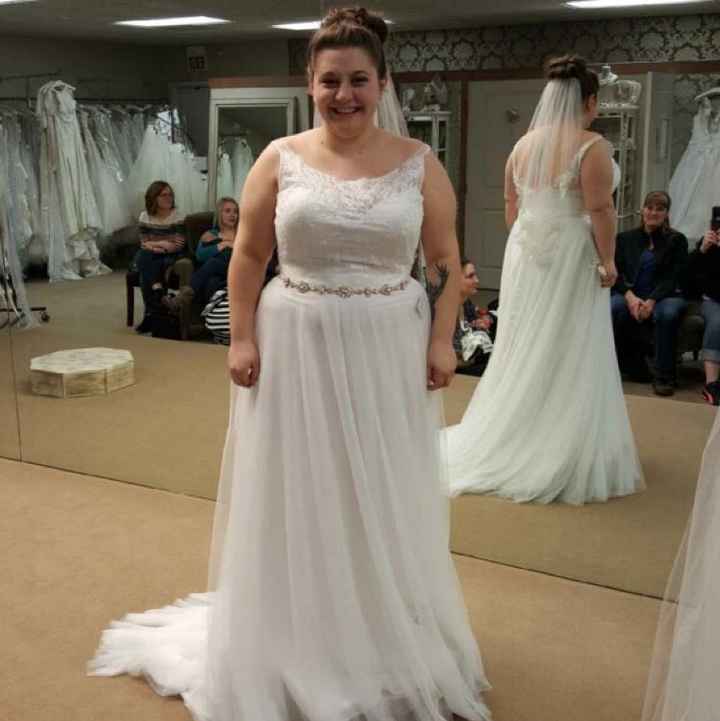 How long did it take for your dress to come in? - 1