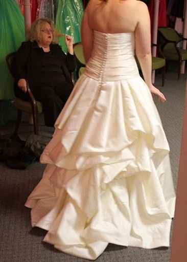 ARE BUSTLES SUPPOSE TO LOOK THIS  AWKWARD?? *UPDATE*