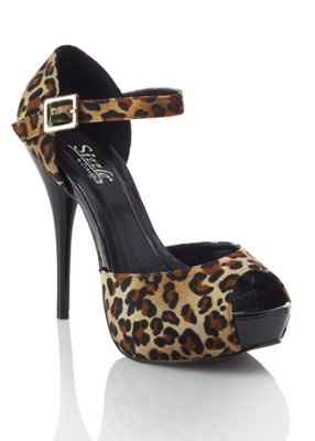 NEW! Animal Print Platform Pump. Zebra or Leopard