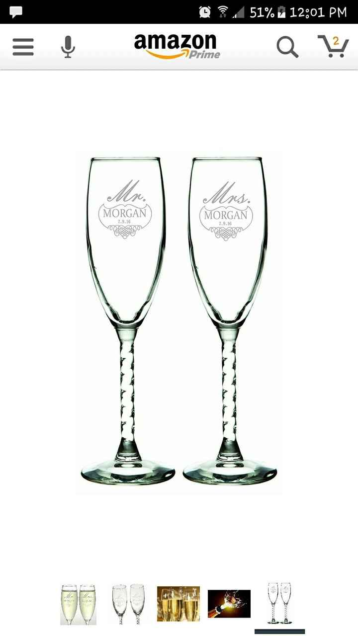 Let's see everyone's champagne flutes!