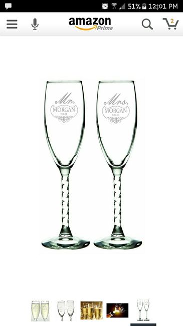 Let's see everyone's champagne flutes!