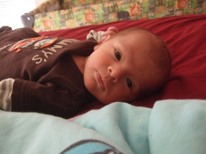 Married for 4 months today..and our son was born!! PICS!!