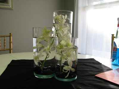 Pics!!!! I've got shoes, got the gown, garter, and the centerpieces!