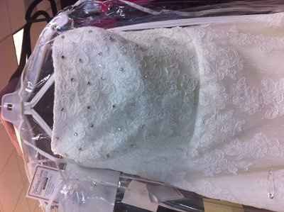 Customized Beading on my Dress...Not sure if I like it?