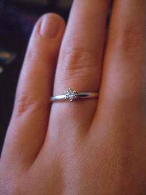My engagement ring and hopefully wedding dress! PICS!!