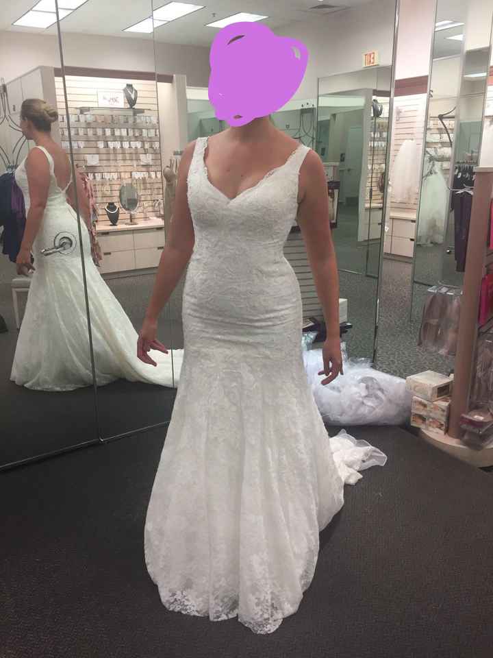 After an awful shopping experience, I said yes to the dress!