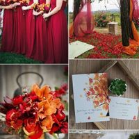 Wedding Colors for an October Wedding