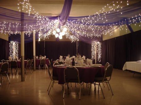 reception hall decor, how far is too far?