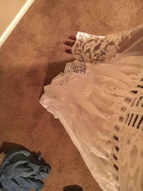 I bought my wedding dress today:)