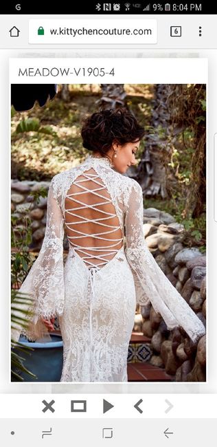 What’s your favorite detail of your dress? - 2