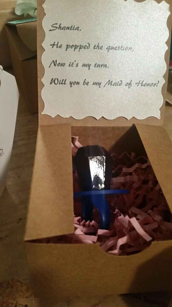 Bridesmaid proposals!