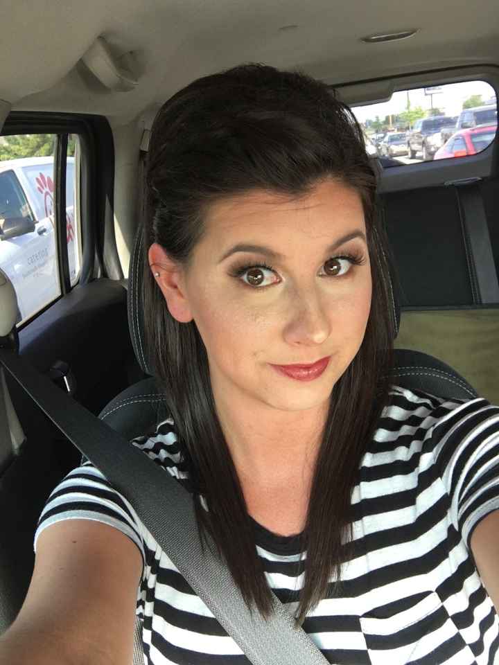 Hair and makeup trial