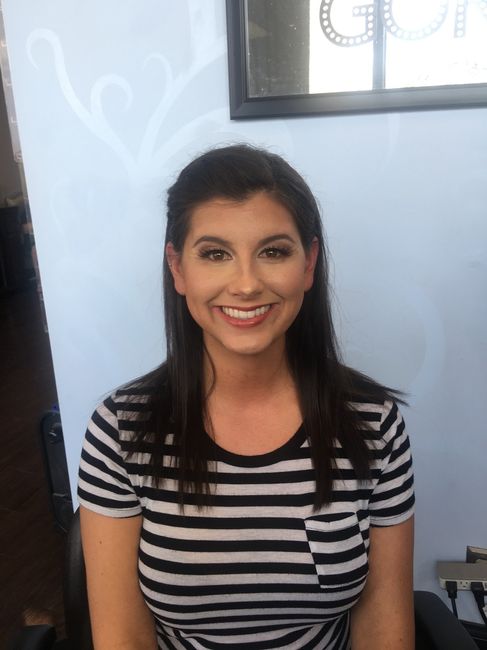 Hair and makeup trial