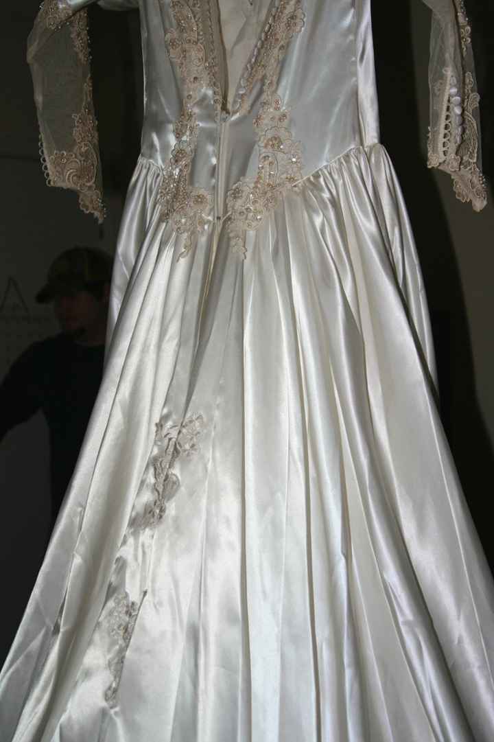 Off White 80s Bridal Midi Dress – Allegra Vintij