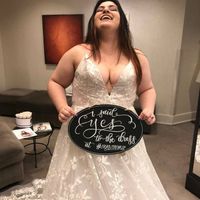 My dress, before alterations.
