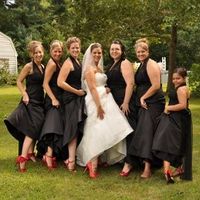 Black bridesmaids dresses -- need some help with pictures!