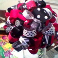 my first DIY, ribbon pomanders