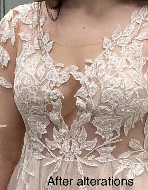 David’s Bridal altered my dress and i don’t like it. What can i do? - 1