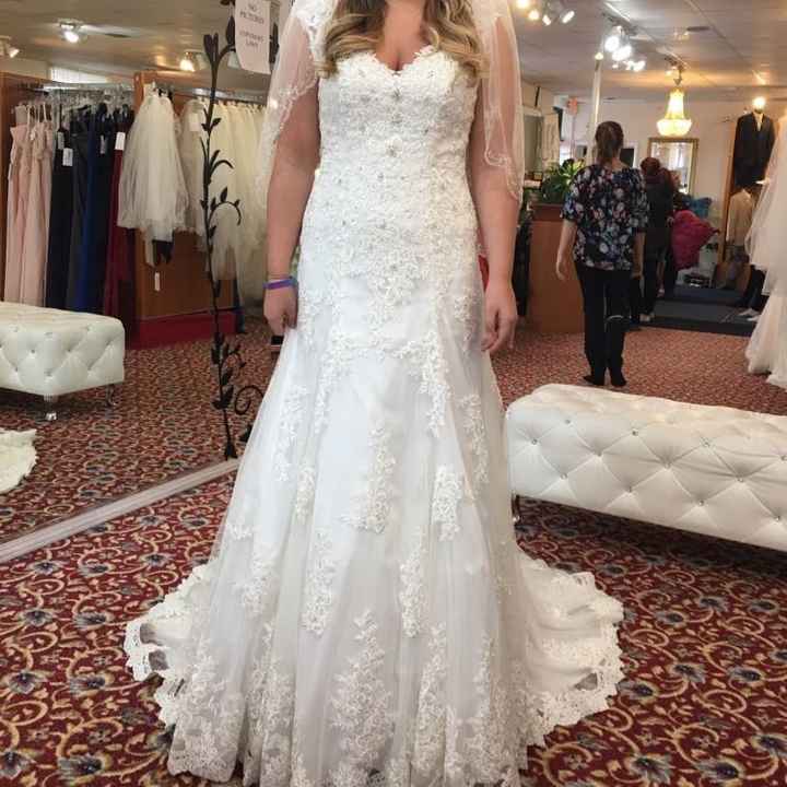 Let's see your wedding dresses.