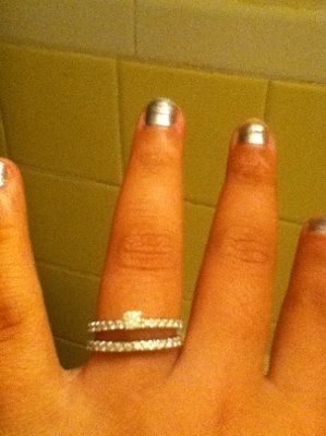 My wedding band came in!!! *pic* Show off your Ring!!!!