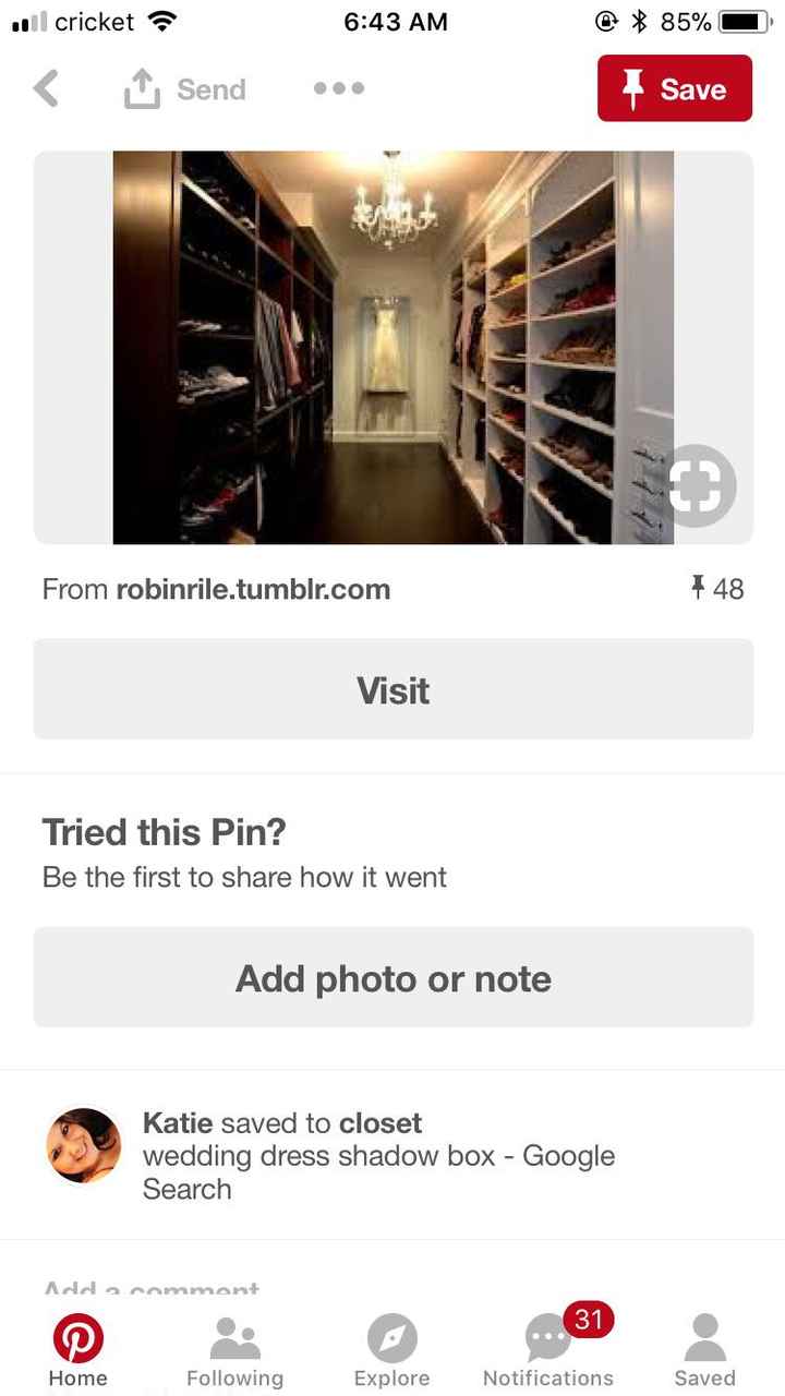 Wedding dress after the wedding - 1