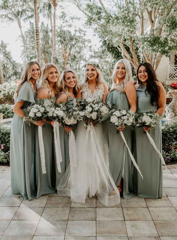 Green and White Wedding - Bridesmaids?!? - 2