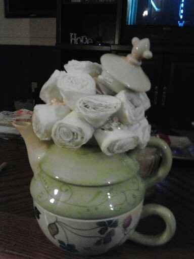 Success! Almost done with centerpieces. 62 days until the wedding