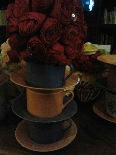 Success! Almost done with centerpieces. 62 days until the wedding