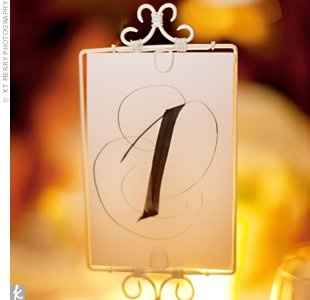 Table Number Holders