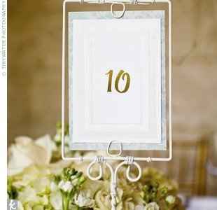 Table Number Holders