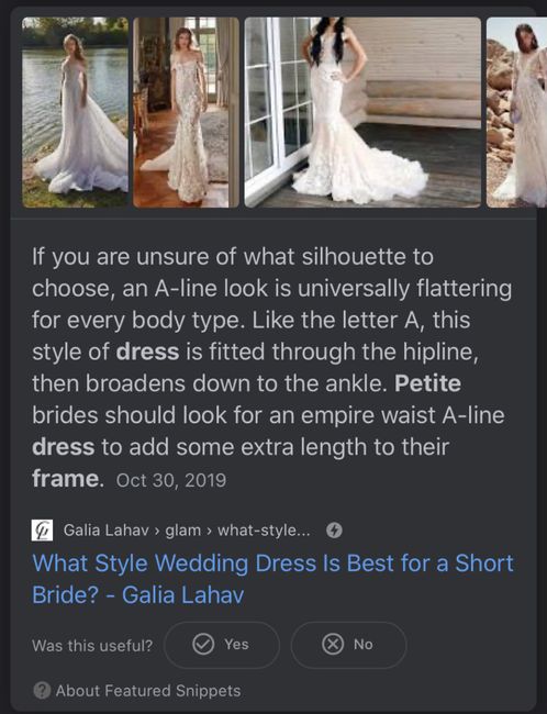 Tiny Bride + Dress Frustration - 1