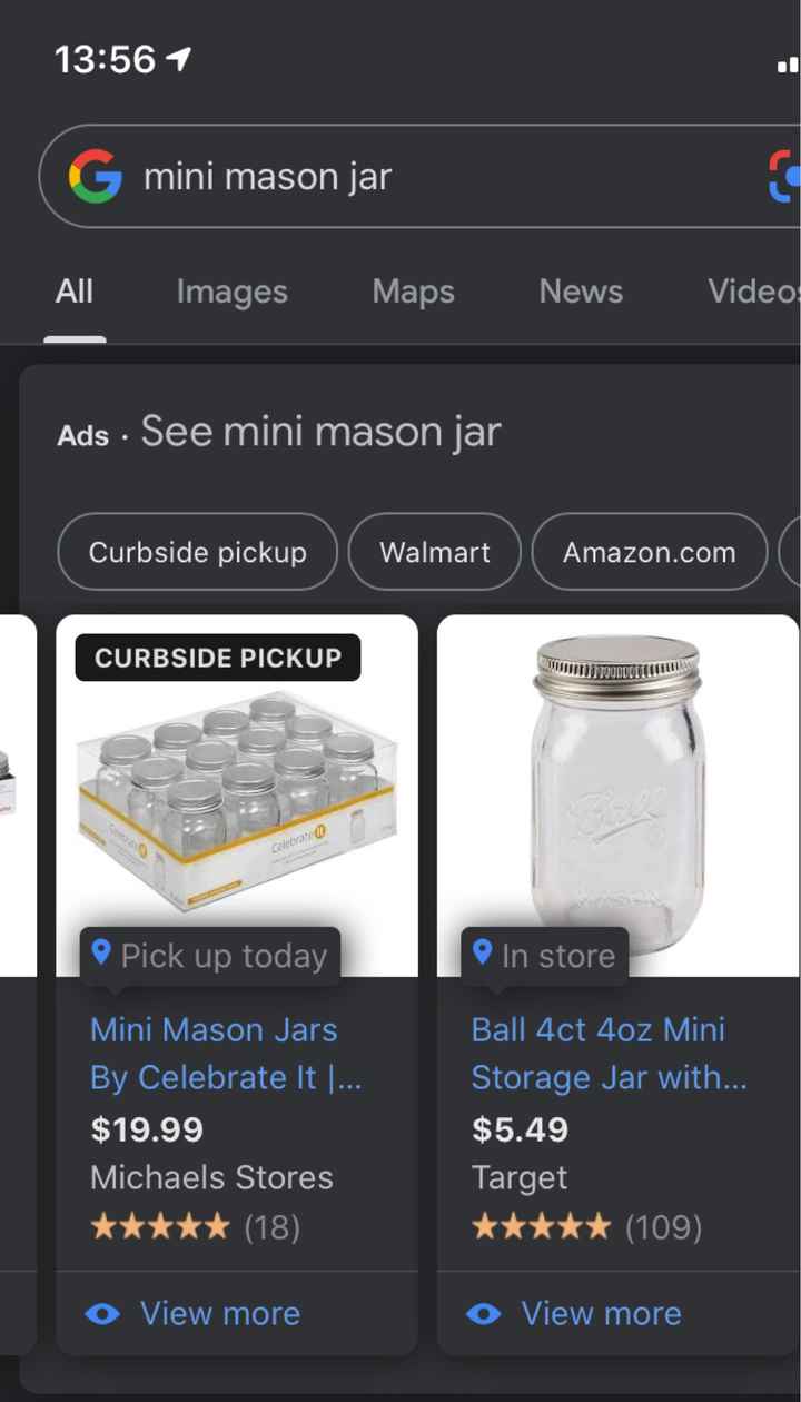 Mason jars - 1