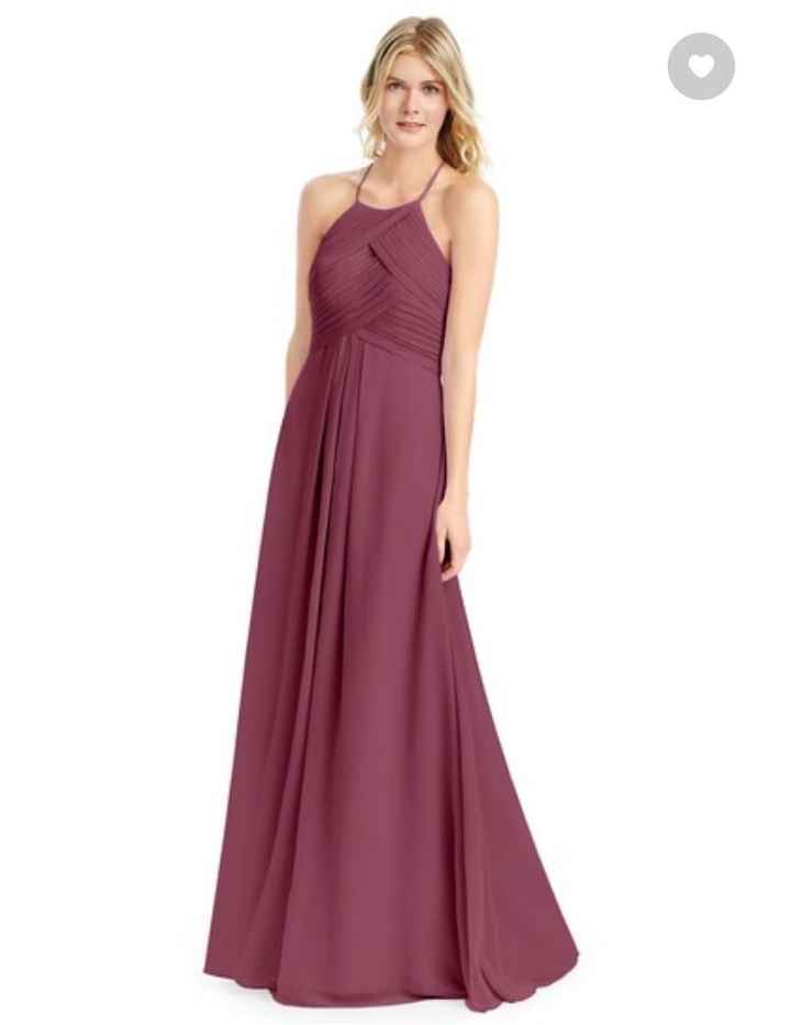 Bridesmaid dresses.