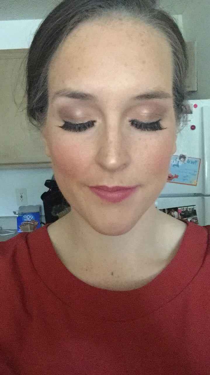 Hair and makeup trial