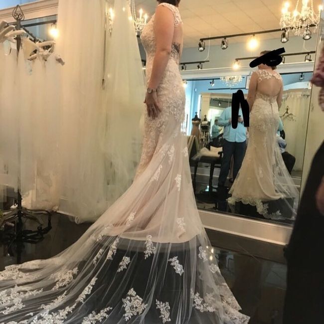I wanna see your wedding dress!