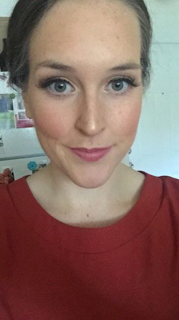 Hair and makeup trial