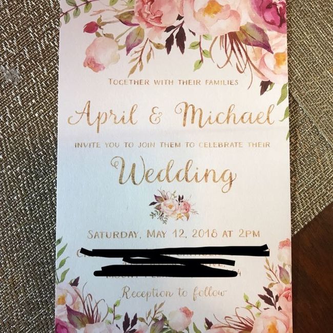 Wedding invitations