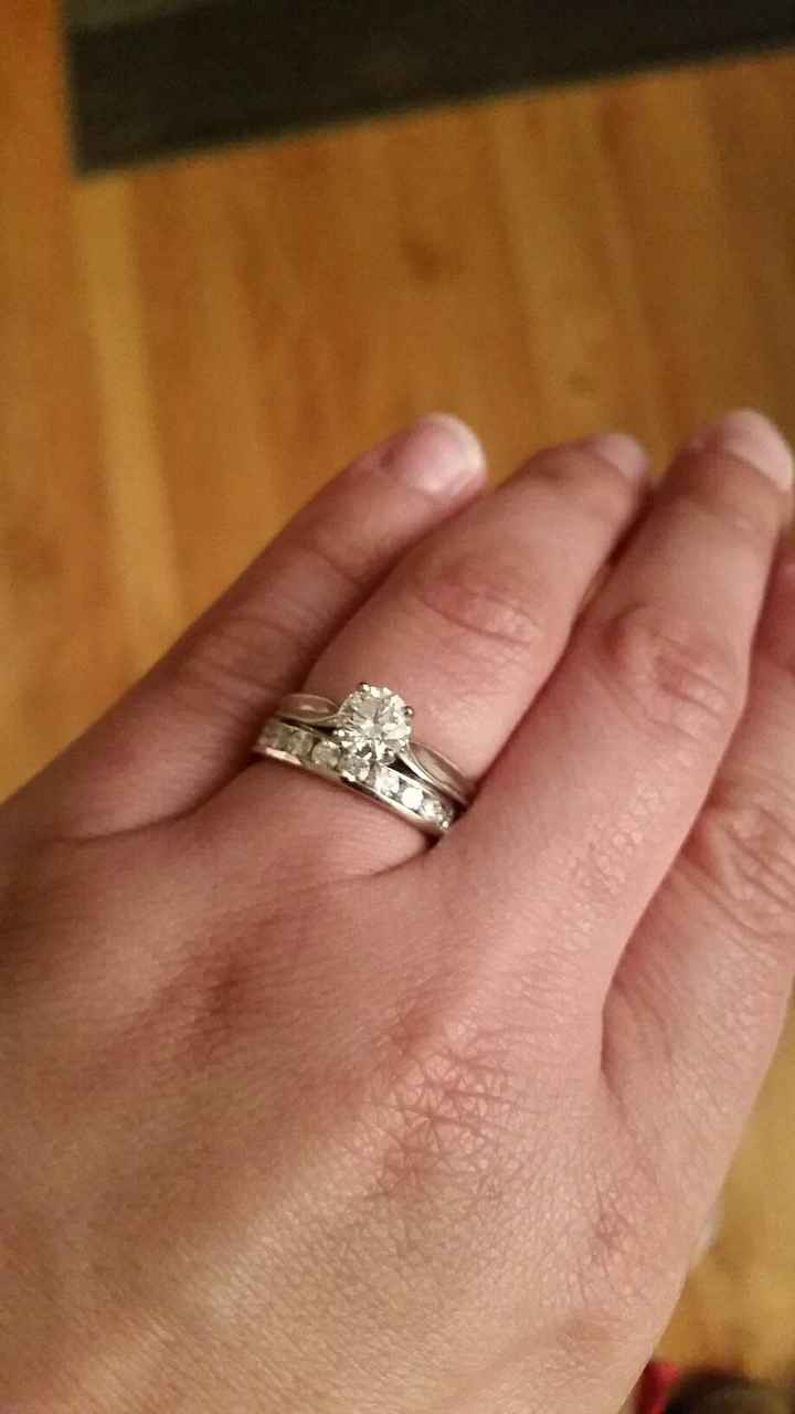 Wedding band that goes with my solitaire e-ring?