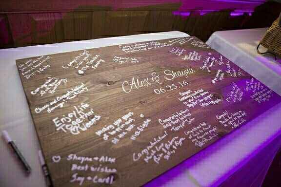 Show me your guest book and card box!!